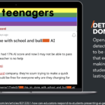 Screenshot of a student complaining on Reddit about AI detectors